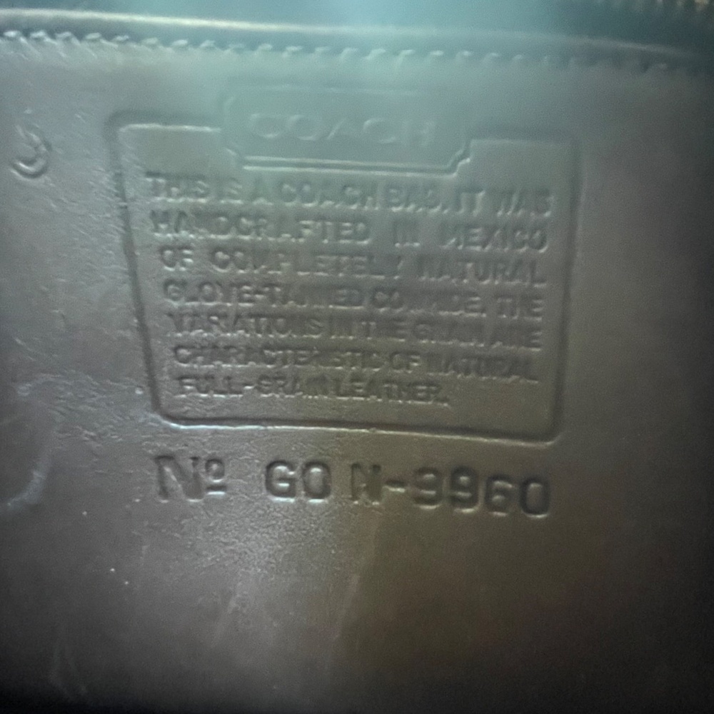Vintage Coach Leather Mini Backpack, - Picture 7 of 7